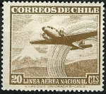 Sellos del Mundo : America : Chile : Avión