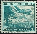 Stamps Chile -  Avión