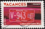 Stamps : Europe : France :  FRANCIA 2009 Sello Vacaciones Placa Divero Paradise usado