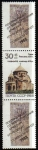 Stamps Russia -  Rusia URSS 1988 Scott B150 Sello Nuevo + 2 viñetas Basilica de San Ripsime Arte Antiguo Ayuda Terrem