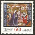 Stamps Germany -  navidad 79, el nacimiento de cristo