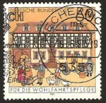 Stamps Germany -  1396 - oficina de correos en budingen