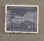 Stamps Germany -  Juegos olímpicos 1960