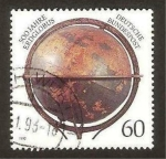 Stamps Germany -  500 anivº del globo terrestre de behaim