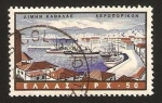 Stamps Greece -  puerto de cavalle