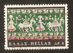 Stamps Greece -  tapiz