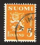 Stamps : Europe : Finland :  294 - león rampante