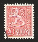 Sellos de Europa - Finlandia -  leon rampante