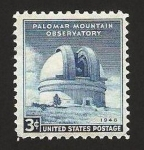 Stamps United States -  palomar, observatorio de montaña