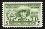 Stamps United States -  primeras elecciones gubernamentales en puerto rico