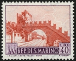 Stamps San Marino -  SAN MARINO:  Centro histórico de San Marino y Monte Titano