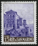 Stamps San Marino -  SAN MARINO:  Centro histórico de San Marino y Monte Titano