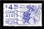 Stamps : America : Mexico :   Danza de la Pluma  festivales de Oaxaca