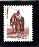 Stamps : America : Uruguay :  El Matrero-Blanes