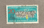 Stamps Germany -  10 Exposición Agricultura en Markkleeberg