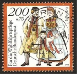 Stamps Germany -  1593 - Traje regional, Betzingen