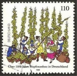 Stamps Germany -  la cultura del lupulo en alemania despues de 1100 años