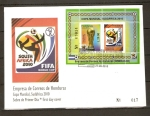Stamps Honduras -  SUDÄFRICA  2010