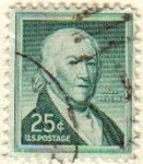 Stamps United States -  USA 1954 Scott 1048 Sello Personajes Patriota Estadounidense Paul Revere usado