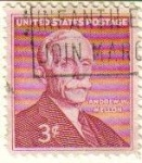 Sellos de America - Estados Unidos -  USA 1955 Scott 1072 Sello Personajes Andrew William Mellon Banquero Americano usado