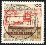 Stamps Germany -  abadia de maulbronn, patrimonio de la humanidad