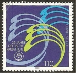 Stamps Germany -  25 anivº de la liga alemana por la lucha contra el cancer