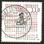 Stamps Germany -  johannes gutenberg, impresor