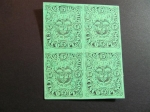 Stamps America - Colombia -  Bloque de cuatro, 5 pesos. 1876