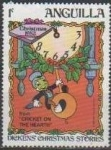 Stamps : America : Anguila :  ANGUILLA 1983 Scott547 Sello Nuevo Disney Navidad Pepito Grillo Dickens 1c