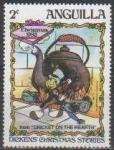 Stamps Anguila -  ANGUILLA 1983 Scott548 Sello Nuevo Disney Navidad Pepito Grillo Dickens 2c