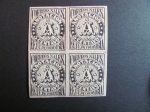 Stamps : America : Colombia :  Bloque de cuatro, 5 centavos. 1868