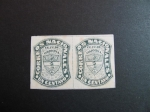 Stamps : America : Colombia :  Bloque de dos, 1c. 1870