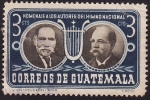 Stamps : America : Guatemala :  Autores Himno Nacional