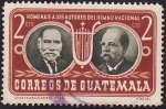 Stamps America - Guatemala -  Autores Himno Nacional