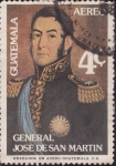 Sellos de America - Guatemala -  General José de San Martin