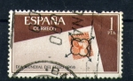 Stamps Spain -  Día mundial del Sello- Matasellos araña