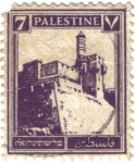 Stamps Israel -  Citadel, Jerusalem. Palestina