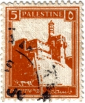 Stamps Israel -  Citadel, Jerusalem. Palestina