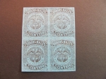 Stamps Colombia -  Bloque de cuatro, 25c. 1872