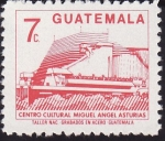 Stamps Guatemala -  Centro Cultural Miguel Ángel Asturias