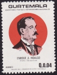 Stamps : America : Guatemala :  Enrique A. Hidalgo
