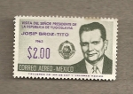 Stamps Mexico -  Visita del presidente Tito a Méjico