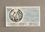 Stamps : America : Mexico :  Centenario Adopción sistema métrico decimal