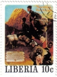 Sellos de Africa - Liberia -  Norman Rockwell, ilustrador, fotógrafo y pintor.