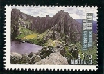 Stamps Australia -  Patrimonio de la Humanidad Naturaleza salvaje de Tasmania
