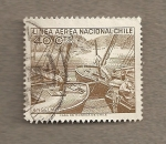 Stamps Chile -  Barcas de pesca