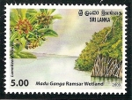 Sellos de Asia - Sri Lanka -  Manglar Madu Ganga
