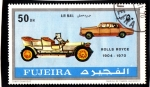 Stamps United Arab Emirates -  Fujeira-Rolls Royce 1904-1970