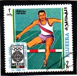 Stamps United Arab Emirates -  Fujeira-Mexico 1968