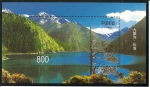 Stamps China -  Valle Jiuzhaigou, el Gran Lago